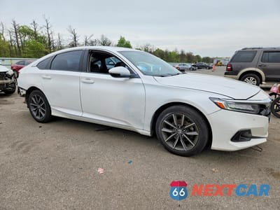 Czwarte zdjęcie samochodu z boku: 2022 HONDA ACCORD EXL VIN:1HGCV1F52NA030224 - miniatura