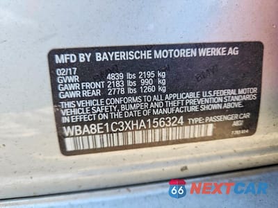 Zdjęcie 13 z 13 samochodu: 2017 BMW 330E VIN:WBA8E1C3XHA156324 - miniatura