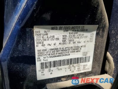 Zdjęcie 12 z 12 samochodu: 2011 FORD F250 SUPER DUTY VIN:1FT7W2B64BED02925 - miniatura