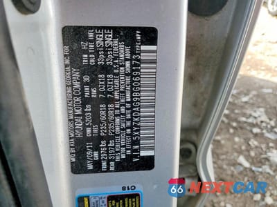 Zdjęcie 12 z 12 samochodu: 2011 HYUNDAI SANTA FE LIMITED VIN:5XYZKDAG9BG069173 - miniatura