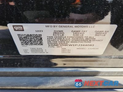 Zdjęcie 13 z 13 samochodu: 2023 CHEVROLET TRAVERSE LT VIN:1GNEVHKW1PJ344083 - miniatura