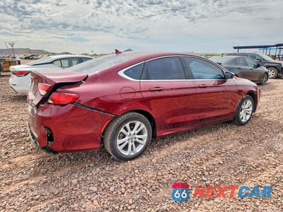Trzecie zdjęcie samochodu z tyłu: 2016 CHRYSLER 200 LIMITED VIN:1C3CCCAB1GN166096 - miniatura