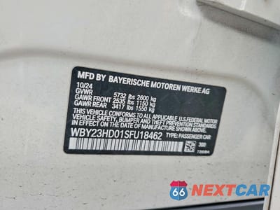 Zdjęcie 12 z 12 samochodu: 2025 BMW I4 EDRIVE 40 VIN:WBY23HD01SFU18462 - miniatura