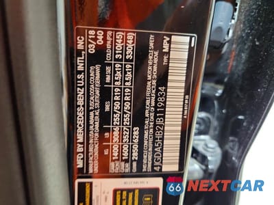 Zdjęcie 13 z 13 samochodu: 2018 MERCEDES-BENZ GLE 350 4MATIC VIN:4JGDA5HB2JB119834 - miniatura