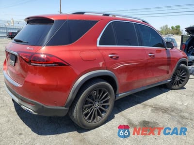 Trzecie zdjęcie samochodu z tyłu: 2021 MERCEDES-BENZ GLE 350 4MATIC VIN:4JGFB4KB4MA410693 - miniatura