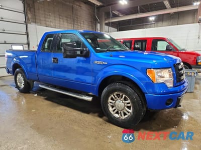 Czwarte zdjęcie samochodu z boku: 2012 FORD F150 SUPER CAB VIN:1FTFX1EF9CKE22320 - miniatura