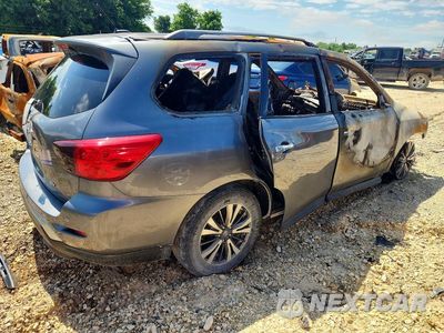 Trzecie zdjęcie samochodu z tyłu: 2018 NISSAN PATHFINDER SV VIN:5N1DR2MN7JC605492 - miniatura