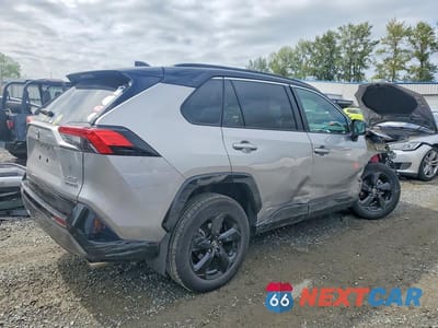 Trzecie zdjęcie samochodu z tyłu: 2020 TOYOTA RAV4 XSE VIN:4T3EWRFV2LU003977 - miniatura