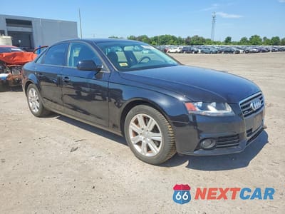 Czwarte zdjęcie samochodu z boku: 2010 AUDI A4 PREMIUM VIN:WAUBFAFL5AN040946 - miniatura
