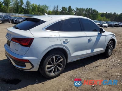 Trzecie zdjęcie samochodu z tyłu: 2022 AUDI Q5 SPORTBACK PRM PLS 45 VIN:WA15AAFY5N2091147 - miniatura
