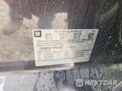 Zdjęcie 14 z 14 samochodu: 2017 CHEVROLET TAHOE K1500 PREMIER VIN:1GNSKCKC7HR284401 - miniatura