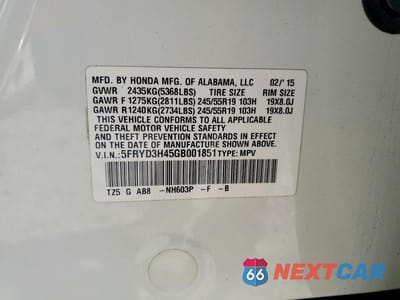 Zdjęcie 14 z 14 samochodu: 2016 ACURA MDX TECHNOLOGY VIN:5FRYD3H45GB001851 - miniatura
