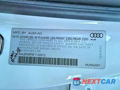 Zdjęcie 10 z 12 samochodu: 2015 AUDI A3 PREMIUM PLUS VIN:WAUEFGFF5F1132812 - miniatura