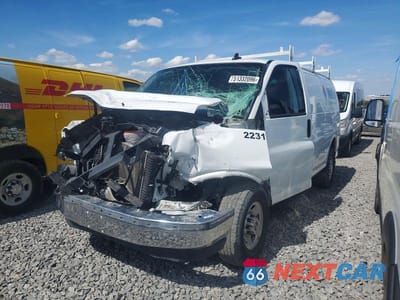 Drugie zdjęcie samochodu z przodu: 2023 GMC SAVANA G2500 VIN:1GTW7AFP2P1169229 - miniatura