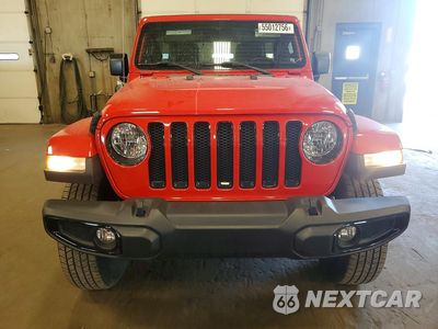 Piąte zdjęcie samochodu w środku: 2021 JEEP WRANGLER UNLIMITED SAHARA VIN:1C4HJXEN6MW736540 - miniatura