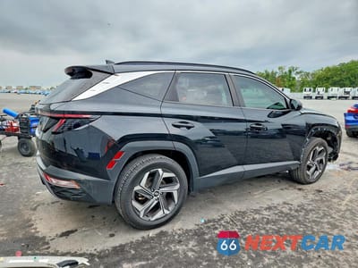 Trzecie zdjęcie samochodu z tyłu: 2022 HYUNDAI TUCSON SEL VIN:5NMJF3AE1NH004936 - miniatura