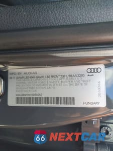 Zdjęcie 13 z 13 samochodu: 2017 AUDI A3 2.0 VIN:WAUJ8GFF6H1079257 - miniatura