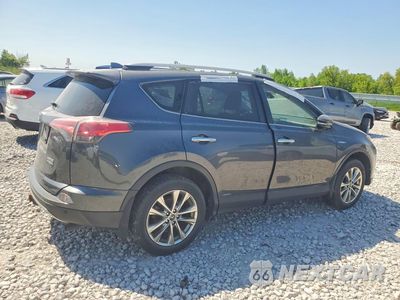 Trzecie zdjęcie samochodu z tyłu: 2018 TOYOTA RAV4 HYBRID LIMITED AWD VIN:JTMDJREV1JD190618 - miniatura