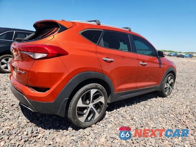 Trzecie zdjęcie samochodu z tyłu: 2016 HYUNDAI TUCSON LIMITED VIN:KM8J33A24GU074825 - miniatura