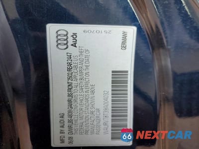 Zdjęcie 12 z 12 samochodu: 2009 AUDI S5 QUATTRO VIN:WAURV78T39A004032 - miniatura