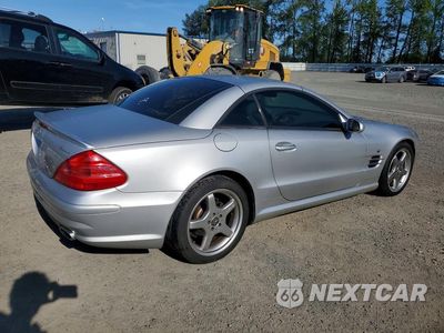 Trzecie zdjęcie samochodu z tyłu: 2003 MERCEDES-BENZ SL 500R VIN:WDBSK75F03F052379 - miniatura