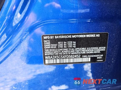 Zdjęcie 12 z 12 samochodu: 2015 BMW 328 XIGT VIN:WBA3X5C5XFD562452 - miniatura
