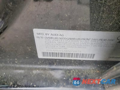 Zdjęcie 12 z 12 samochodu: 2011 AUDI A4 PREMIUM PLUS VIN:WAUWFAFLXBA010514 - miniatura