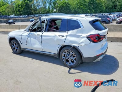 Drugie zdjęcie samochodu z przodu: 2023 BMW X3 XDRIVE30I VIN:5UX53DP03P9R66339 - miniatura