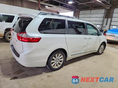 Trzecie zdjęcie samochodu z tyłu: 2015 TOYOTA SIENNA XLE 7-PASSENGER VIN:5TDDK3DC4FS105891 - miniatura