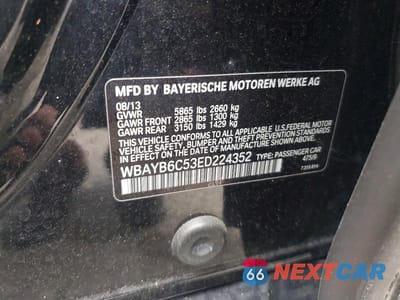 Zdjęcie 12 z 12 samochodu: 2014 BMW 750 XI VIN:WBAYB6C53ED224352 - miniatura
