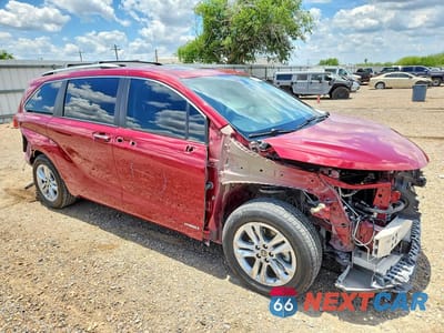 Czwarte zdjęcie samochodu z boku: 2021 TOYOTA SIENNA LIMITED 7-PASSENGER VIN:5TDZRKEC9MS064245 - miniatura
