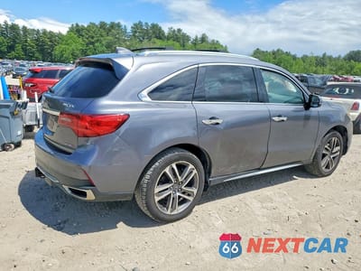 Trzecie zdjęcie samochodu z tyłu: 2017 ACURA MDX ADVANCE VIN:5FRYD4H88HB023854 - miniatura