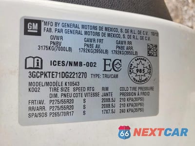 Zdjęcie 12 z 12 samochodu: 2013 CHEVROLET SILVERADO K1500 LTZ VIN:3GCPKTE71DG221270 - miniatura