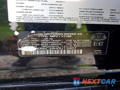 Zdjęcie 13 z 13 samochodu: 2017 BMW X5 XDRIVE50I VIN:5UXKR6C39H0U13407 - miniatura