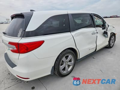 Trzecie zdjęcie samochodu z tyłu: 2020 HONDA ODYSSEY EX VIN:5FNRL6H57LB039031 - miniatura