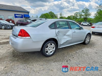 Trzecie zdjęcie samochodu z tyłu: 2010 CHEVROLET IMPALA LS VIN:2G1WA5EK9A1151190 - miniatura