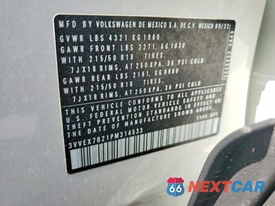Zdjęcie 13 z 13 samochodu: 2023 VOLKSWAGEN TAOS SE VIN:3VVEX7B21PM314533 - miniatura