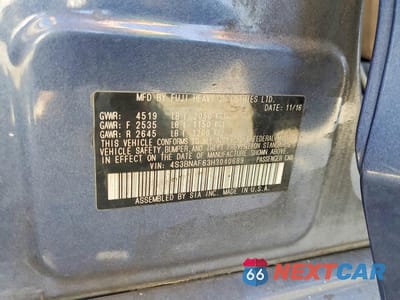 Zdjęcie 12 z 12 samochodu: 2017 SUBARU LEGACY 2.5I PREMIUM VIN:4S3BNAF63H3040689 - miniatura