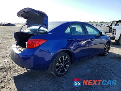 Trzecie zdjęcie samochodu z tyłu: 2017 TOYOTA COROLLA SE VIN:2T1BURHE6HC874954 - miniatura