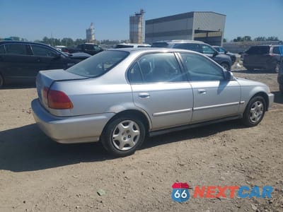 Trzecie zdjęcie samochodu z tyłu: 1998 HONDA CIVIC EX VIN:1HGEJ8647WL046770 - miniatura