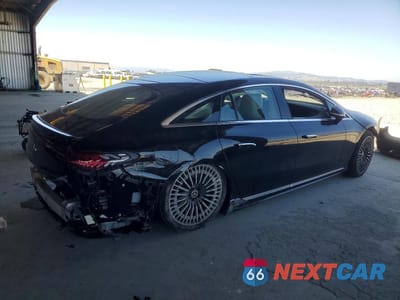 Trzecie zdjęcie samochodu z tyłu: 2022 MERCEDES-BENZ EQS SEDAN 450+ VIN:W1KCG2DB5NA007825 - miniatura