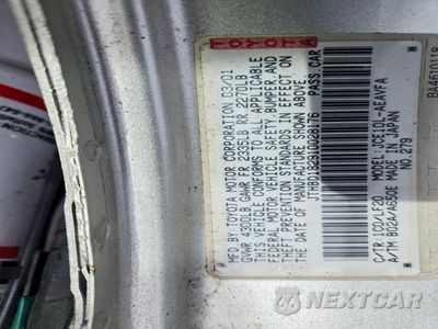 Zdjęcie 12 z 12 samochodu: 2001 LEXUS IS 300 VIN:JTHBD182910028176 - miniatura