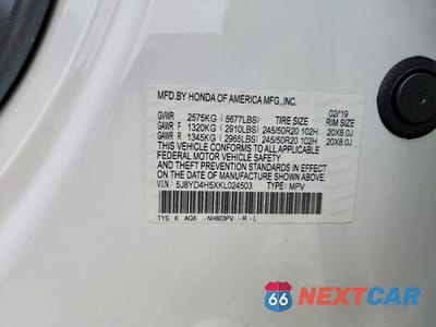 Zdjęcie 13 z 13 samochodu: 2019 ACURA MDX TECHNOLOGY VIN:5J8YD4H5XKL024503 - miniatura