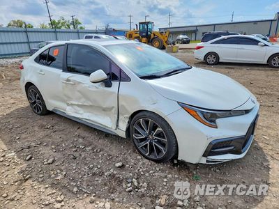 Czwarte zdjęcie samochodu z boku: 2020 TOYOTA COROLLA SE VIN:JTDP4RCE4LJ043737 - miniatura