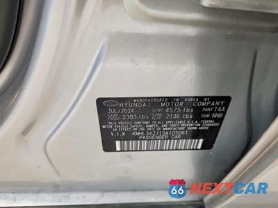 Zdjęcie 12 z 12 samochodu: 2025 HYUNDAI SONATA HYBRID SEL VIN:KMHL34JJ1SA105061 - miniatura