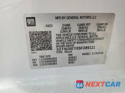 Zdjęcie 12 z 12 samochodu: 2025 GMC SIERRA K2500 DENALI ULTIMATE VIN:1GT4UXEY0SF289121 - miniatura