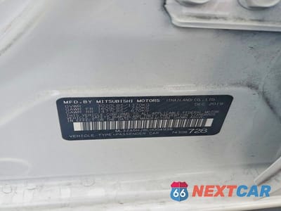 Zdjęcie 12 z 12 samochodu: 2020 MITSUBISHI MIRAGE LE VIN:ML32A5HJ8LH004936 - miniatura