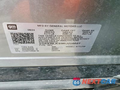 Zdjęcie 14 z 14 samochodu: 2024 GMC ACADIA DENALI VIN:1GKENLKS9RJ216027 - miniatura