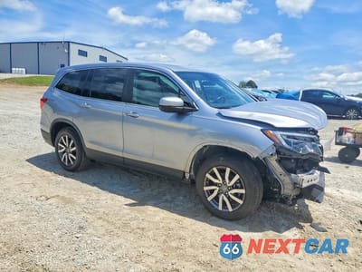 Czwarte zdjęcie samochodu z boku: 2021 HONDA PILOT EXL VIN:5FNYF5H53MB016599 - miniatura