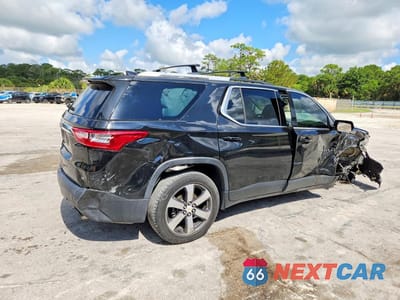 Trzecie zdjęcie samochodu z tyłu: 2018 CHEVROLET TRAVERSE LT VIN:1GNERHKW1JJ137897 - miniatura